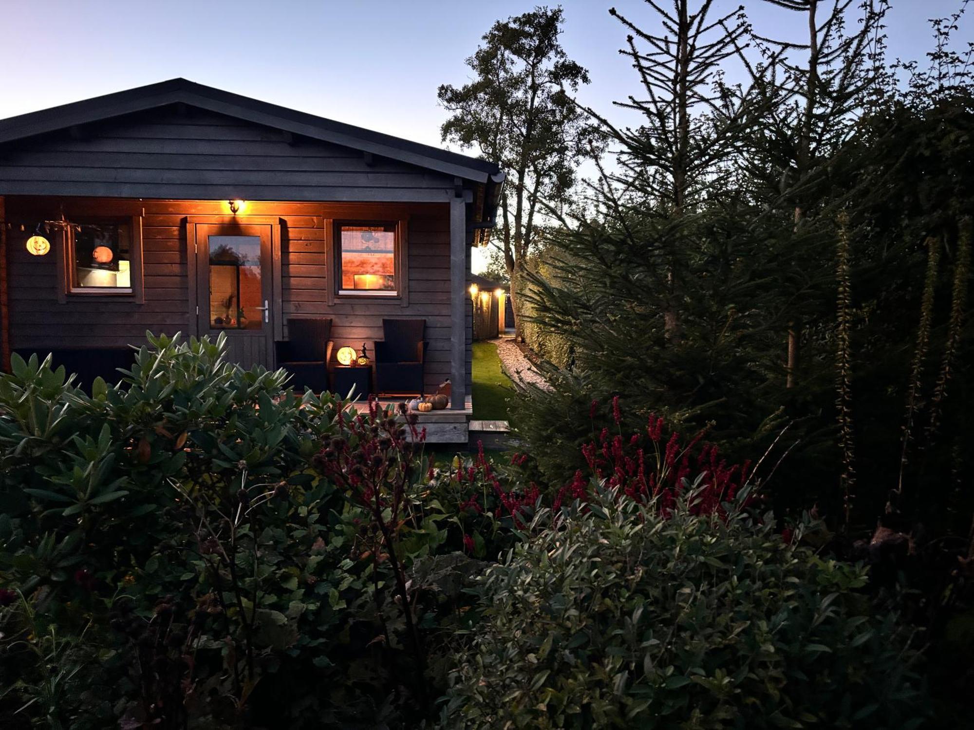 Drachtstercompagnie Chalet In Het Groen Met Airco מראה חיצוני תמונה