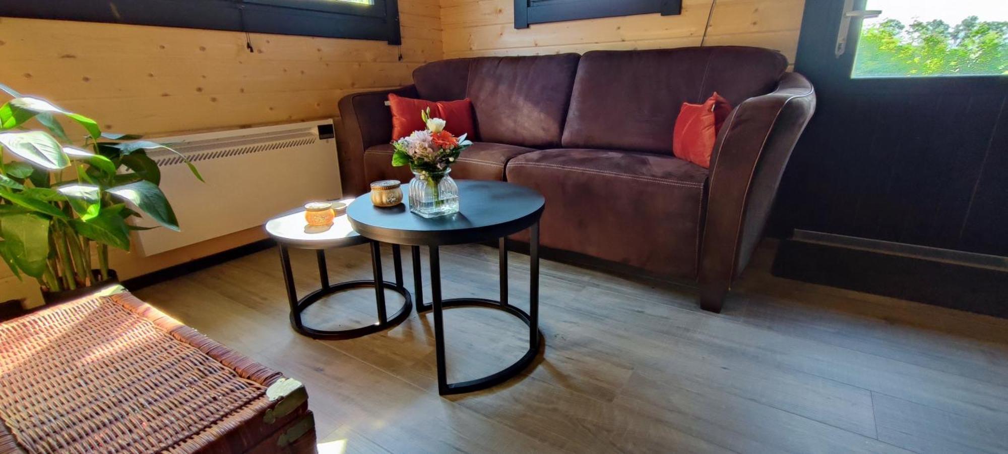 Drachtstercompagnie Chalet In Het Groen Met Airco מראה חיצוני תמונה